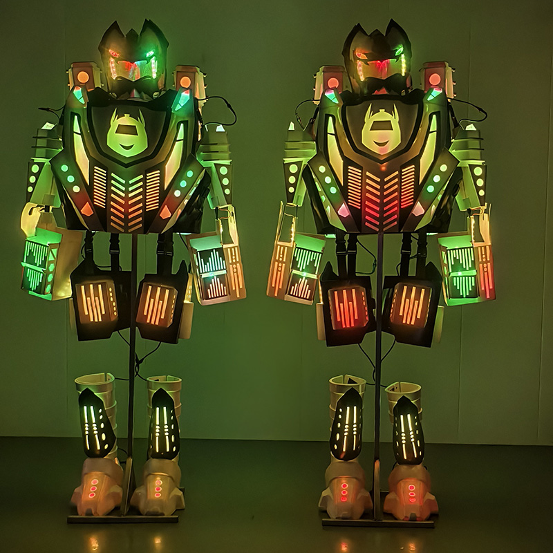 LED荧光机器人灯光秀活动热门道具